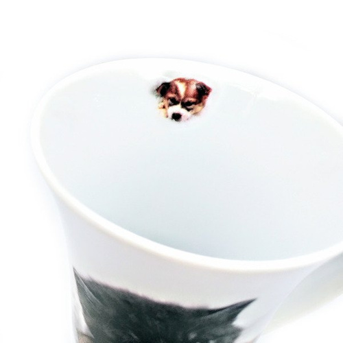 Kubek `Przyjaciele` z Kotem i Psem 500ml